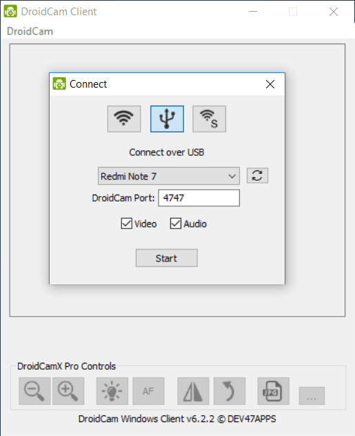 DroidCam Client PC Comment Utiliser Son Smartphone Comme Webcam sur PC et Mac