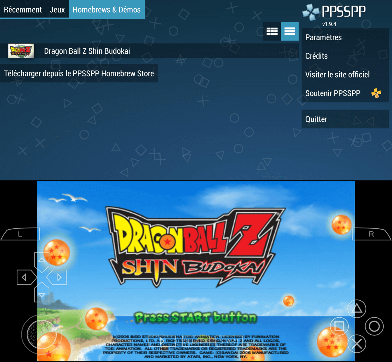 Dragon Ball Z PPSSPP Télécharger Des Jeux PSP Gratuitement et Facilement (Pour l’émulateur PPSSPP)