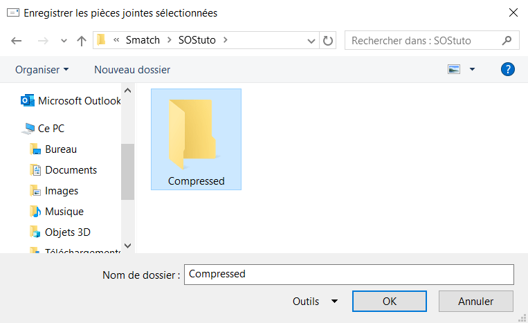 Enregistrer Les pieces jointes Comment Redimensionner des Images par Lot sur Windows 10 sans Logiciel