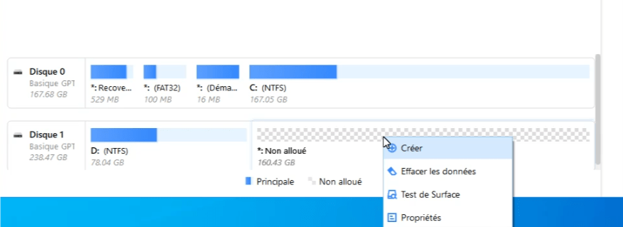 Creer partition Comment Partitionner un Disque Dur sous Windows 10 sans le Formater