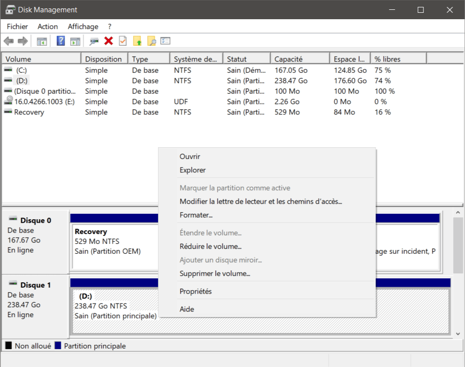 Reduire le Volume Disque Comment Partitionner un Disque Dur sous Windows 10 sans le Formater